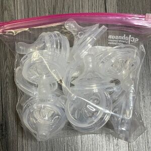 Philips AVENT Clear Baby Bottle Nipples (newborn and 1 month plus) Bulk Lot